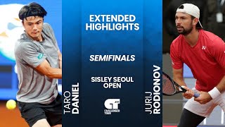 Taro Daniel vs Jurij Rodionov  SF SISLEY Seoul Open  ATP Highlights [upl. by Tjader]