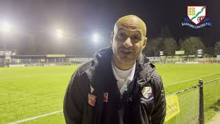 POST MATCH REACTION  MARTIN CARRUTHERS POST ST ALBANS CITY [upl. by Ettener]