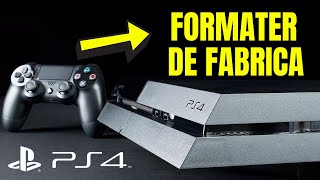 👉CÓMO FORMATEAR PlayStation 4 y DEJARLA como NUEVA 👉 RESTABLECER PLAYSTATION 4 de Fabrica [upl. by Ailegnave]