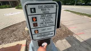 Campbell Crosswalk Buttons at Aurora Ave and Webster St [upl. by Nylakcaj]