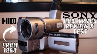 Sony CCDTRV65 Reveiw amp Test [upl. by Eneleoj205]