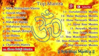 Top 19 Mantras  Full Songs   Shiv mantra  Ganesh Mantra  Sai Mantra  Hanuman Mantra [upl. by Tahpos42]