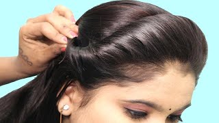 3 Most Beautiful Front Hairstyle for PartyFunction  Best Hairstyle For Girl  Easy Party Hairstyle [upl. by Kirre]