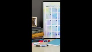 DIY Watercolor Calendar newyear shorts calendar 2024 craft watercolor [upl. by Teddman230]