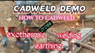 CADWELD  how to cadweld the grounding cable [upl. by Labina]