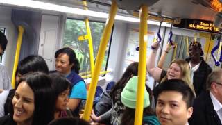 PVS Flash Mob on Sydney Train [upl. by Robison]