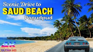 🇵🇭 Philippines Pagudpud 4K Drive  Saud Beach Scenic Drive Cinematic Drone Footage from Above 🇵🇭 [upl. by Nauqan]