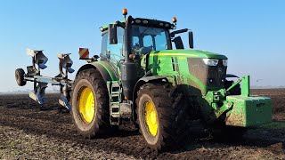 aratura  john deere 6230R john deere 6155Mvisini spandi liquidopure sound power [upl. by Hillary]