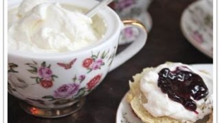 Devonshire Cream Recipe [upl. by Nollid]