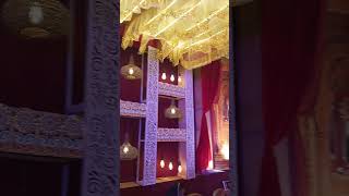 Pandal decoration  theme decoration durgapujadecoration matarani gate stage decoration viral [upl. by Leander]