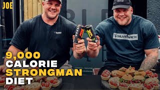 The Stoltman brothers explain their jawdropping 9000 calorie strongman diet [upl. by Jepum]