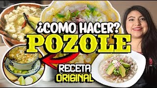 COMO HACER POZOLE EN 5 MINUTOS  RECETA ORIGINAL MEXICANA  FACIL RAPIDO Y RICO [upl. by Lebama392]