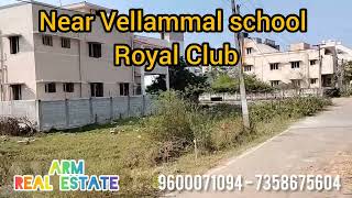 Ayanambakkam Velammal school near 1400sqft land 2BHK House main To just walkable distance [upl. by Ahselak]