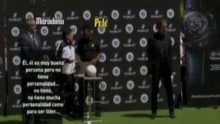 Maradona y Pelé critican a Messi [upl. by Aihcats]