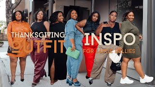 Plus Size Thanksgiving Outfit Ideas for Large Bellies  Plus Size Fashion  FROMHEADTOCURVE [upl. by Pardo288]