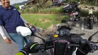 Honda ADV 160 memang Padu Pergi ambil lesen B full [upl. by Shoifet]