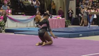 Kennedi Edneys floor routine ignites the PMAC crowd [upl. by Asira]