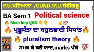 basemester1stpoliticalsciencepluralistictheoryofsovereignty pluralismtheory [upl. by Nazler134]