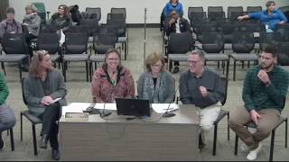 Wauwatosa School Board Meeting November 25 2019 audio begins 55 [upl. by Ahsenom947]