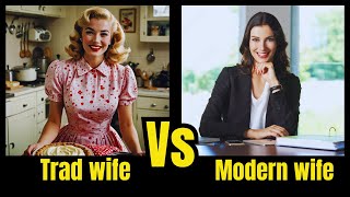 WHAT MEN REALLY WANT Trad Vs Modern Wife [upl. by Llesig]