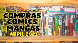 MEGA COMPRAS MANGA  COMICS  Abril 2023 [upl. by Coco]