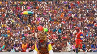 Bhutan celebrates Buddhist Tshechu festival with masked dances  AFP [upl. by Leakim]