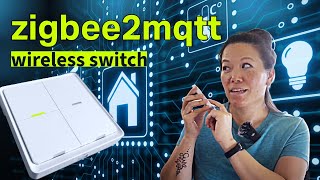 Moes Tuya wireless switch  Zigbee2MQTT [upl. by Sipple422]