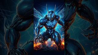 Ai creationll Incredible fusion of Ice spidermanblue beetle aicreation spiderman marvel edit [upl. by Sundberg]