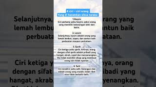 Ciri2 org yg di haram kan siksa neraka [upl. by Ansev]