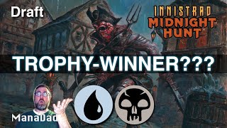 MAX WINS with BLUE BLACK ZOMBIES  Innistrad Midnight Hunt Draft 11  MTG Arena [upl. by Sisi771]