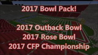 2017 Bowl Pack  CFP Championship Rose Bowl Outback Bowl  Downloads [upl. by Arrio]