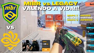 MIBR vs LEGACY Jogo Completo PGL CS2 Major Copenhagen 2024 Americas RMR [upl. by Eimak695]