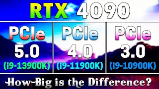 PCIe 50 vs PCIe 40 vs PCIe 30  RTX 4090 24GB  PC Gameplay Tested [upl. by Lenard]