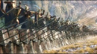 Dwarves and Elves Team Up against Orcs  HOBBIT BATTLE OF THE FIVE ARMIES 2014 [upl. by Noivaz]