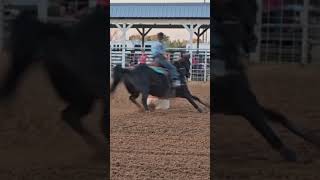 Someone actually rode her horse correctly for once 😂💗 mrbarrelracing valentinesstarbert fyp [upl. by Atonsah]