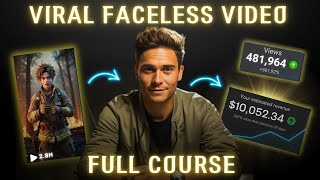 How I Make Viral MONETIZABLE Faceless Youtube Videos Using AI 900Day [upl. by Kamin]