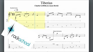 Tiberius Rockschool Grade 5 Guitar [upl. by Atauqal]