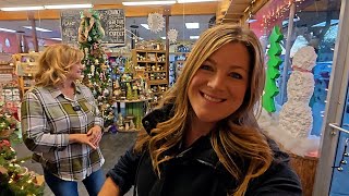 Christmas Garden Center Tour with My Mom amp Me 🎄🎅🎄  Garden Answer [upl. by Teece]