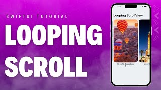 SwiftUI Tutorial LoopingScroll swiftui swiftuitutorial developer [upl. by Cynthla]