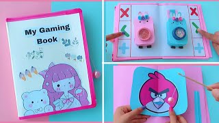 10 Paper Games in a book  DIY Cute Gaming Book  How to make paper gaming book  DIY Paper games [upl. by Kovacev]