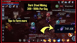 Mir4 Darksteel Farming Tips  Tagalog [upl. by Linetta]