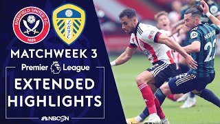 Sheffield United v Leeds United  PREMIER LEAGUE HIGHLIGHTS  9272020  NBC Sports [upl. by Clere529]