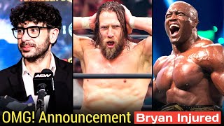 Tony Khan Biggest Announcement Set  Bryan Danielson Injury  Bobby Lashley with AEW Wrestler amp More [upl. by Malcom]