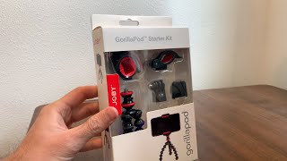 Joby GorillaPod Starter Kit Flexible Mini Tripod with Smartphone Clamp GoPro and Torch Mount 325g [upl. by Renckens913]