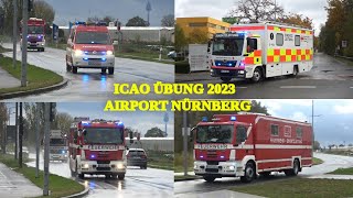 2xELW2 UG ÖEL RTK4 HORNWECHSEL uvm  ICAO ÜBUNG 2023 AIRPORT NÜRNBERG [upl. by Hauge445]