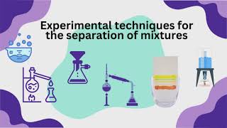 Experimental techniques for the separation of mixtures [upl. by Cicero]