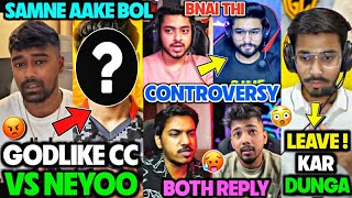 Oye MUH Par BOL  Neyoo ANGRY😡 Big CONTROVERSY😱 Admino on LEAVING If🤯 Aman Scout Iflick REPLY 😳 [upl. by Niltak977]