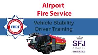 Airport Fire Service ARFF Major Foam Tender Vehicle Stability [upl. by Aniv]