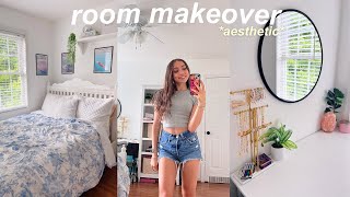 extreme room makeover aesthetic  pinterest inspired [upl. by Dacie]