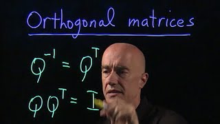 Orthogonal matrices  Lecture 7  Matrix Algebra for Engineers [upl. by Dinsdale]